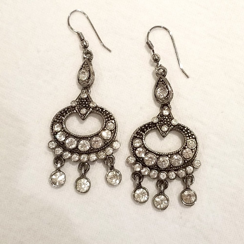 Silver Chandelier Earrings
